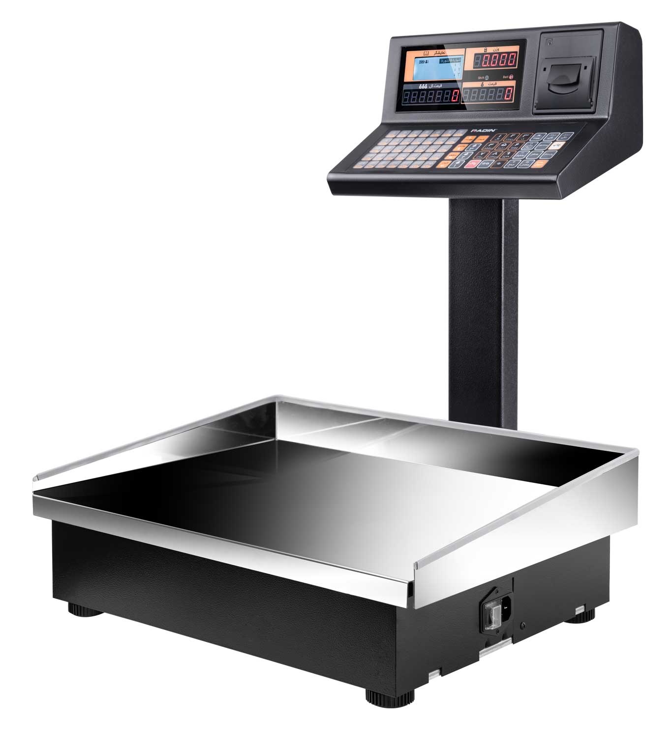 ترازو پرینتردار رادین 8800 ظرفیت 70 کیلوگرم