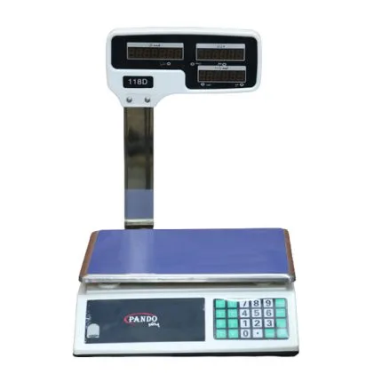 ترازو فروشگاهی ساده پاندو سه نمایشگر 40 کیلوگرم