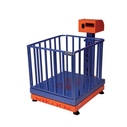 باسکول دام کش قفس دار چرخدار 750KG نیکو