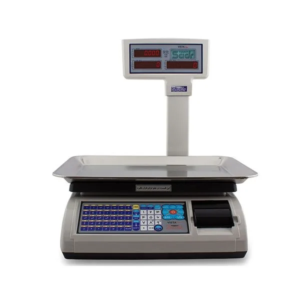 ترازو فروشگاهی پرینتردار ویستا پلاس 50KG توزین صدر