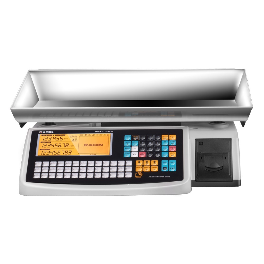 ترازو لیبل پرینتر، بدون علمک رادین NEXT B ظرفیت 70 کیلوگرم